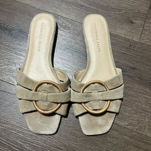 Veronica Beard Suede Sandals